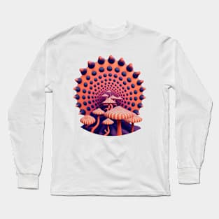 Creepy Shrooms Long Sleeve T-Shirt